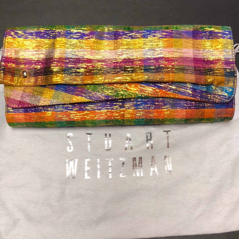 Stuart Weizman Clutch & Women’s Sandal size 8